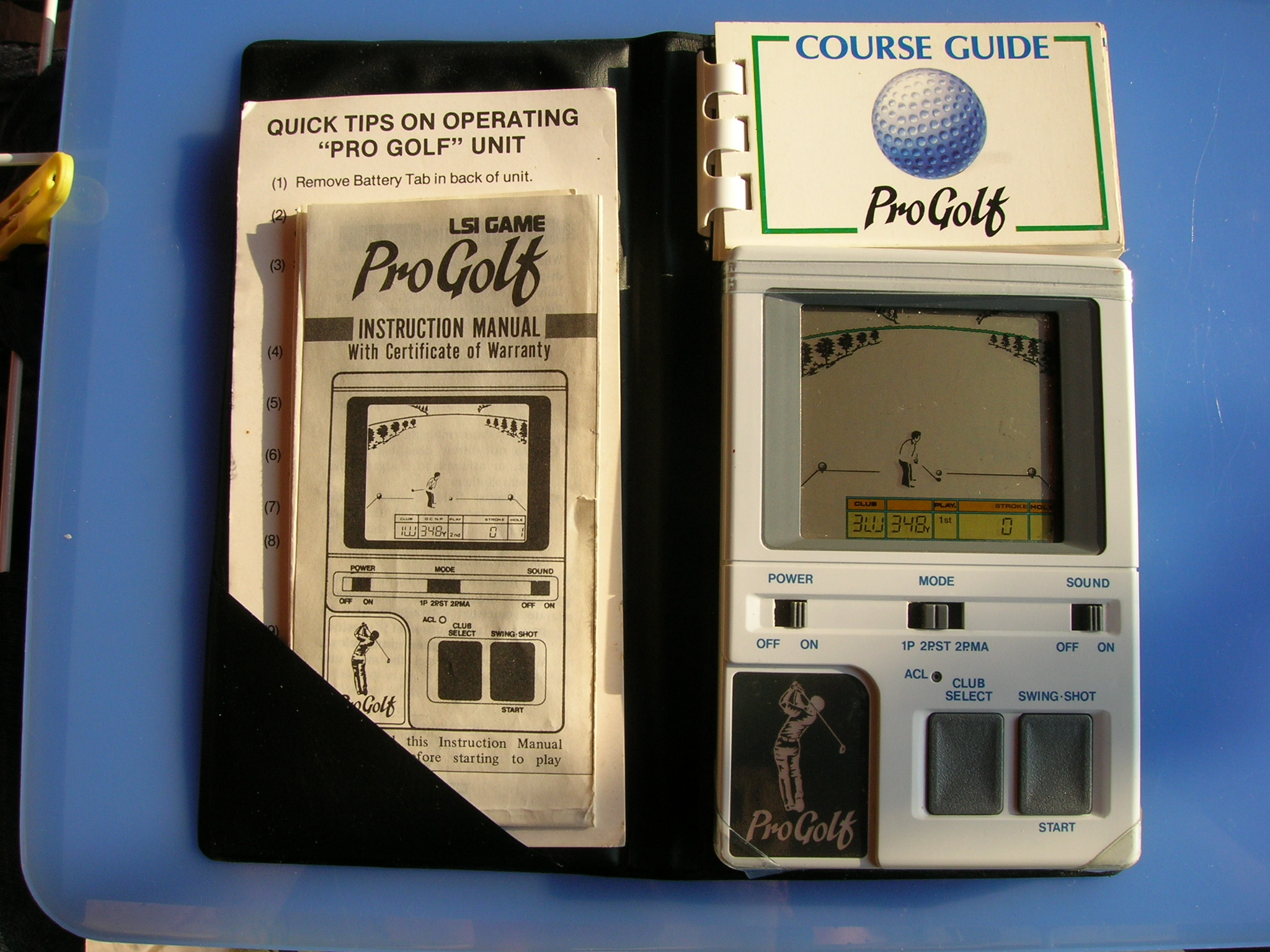 handheld electronic golf games